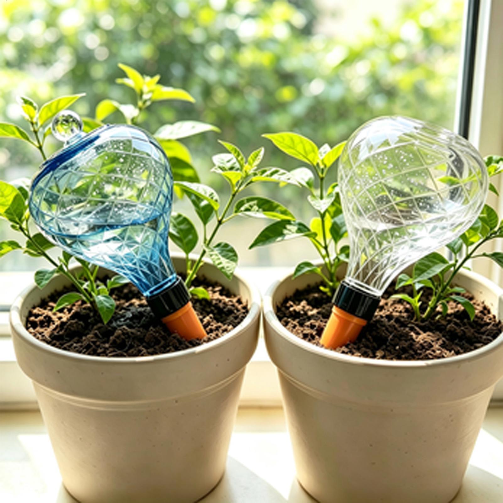 식물 자동 급수 글로브 4개 세트 자동 급수 장치 온실 - Self-Watering Planter 리뷰 및 가격