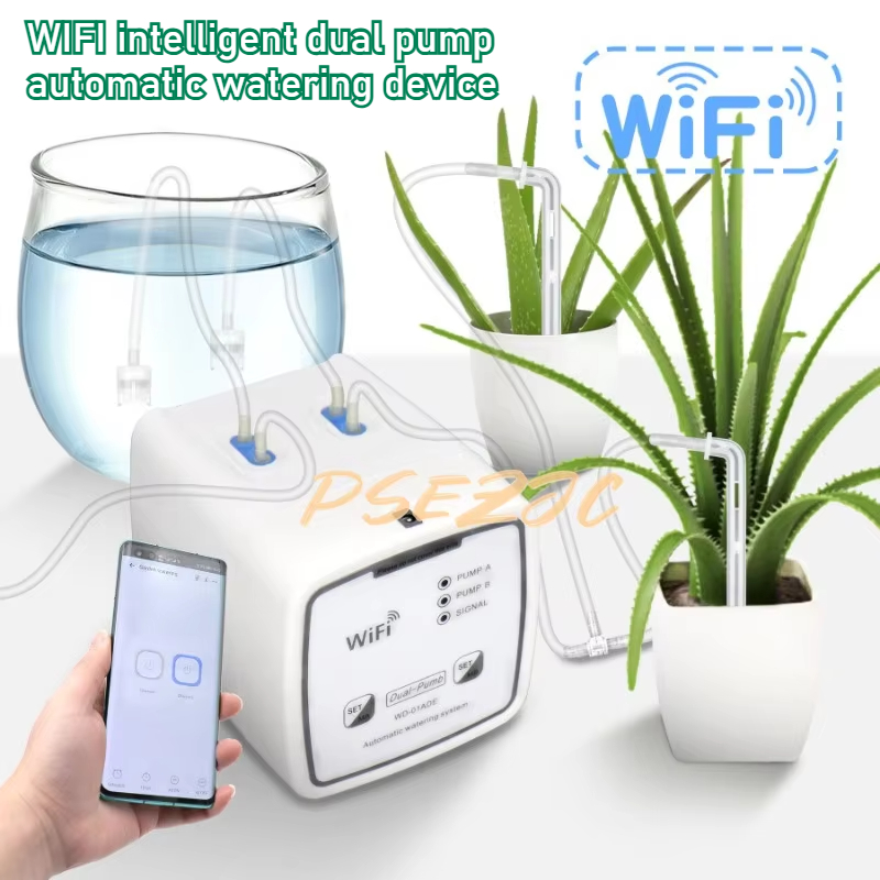 휴대 전화 원격 제어 WIFI 지능형 듀얼 펌프 발코니 - Automatic Plant Waterer 리뷰 및 가격